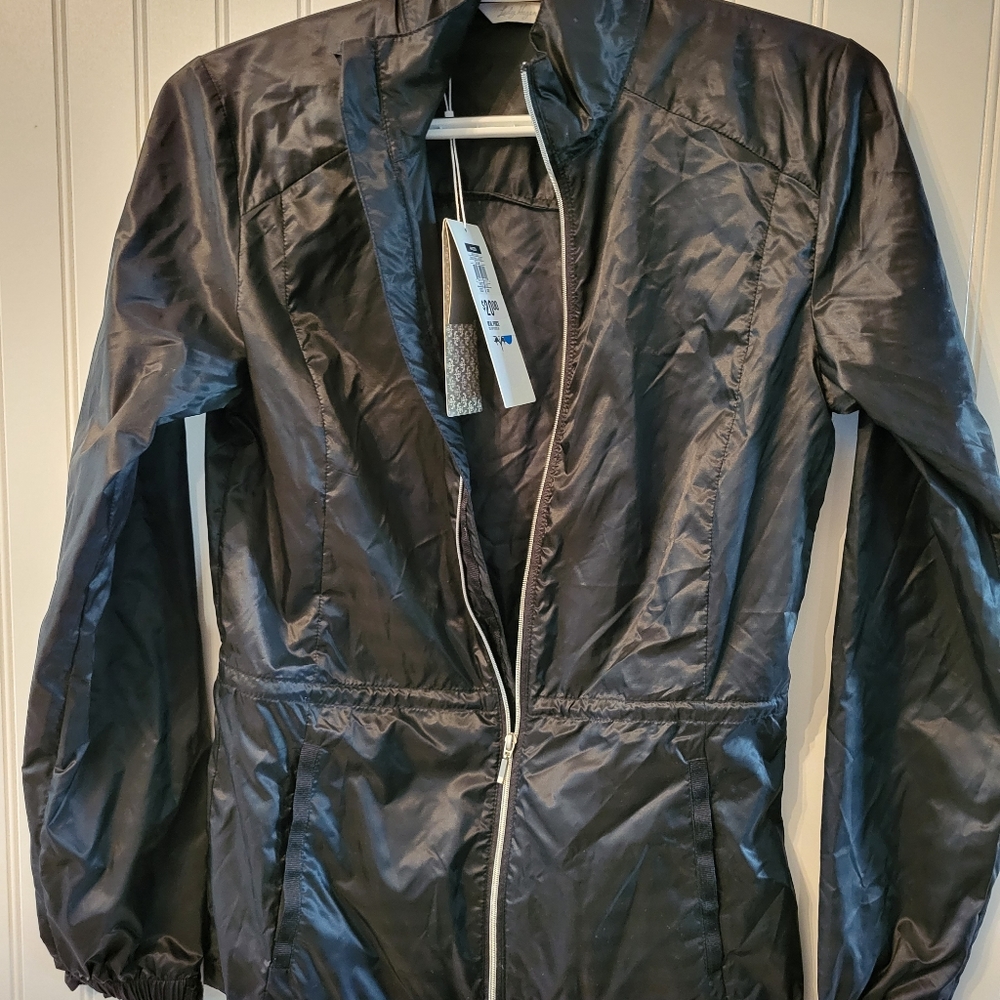 LADY HAGEN WIND/RAIN JACKET BLACK SZ XS NWT